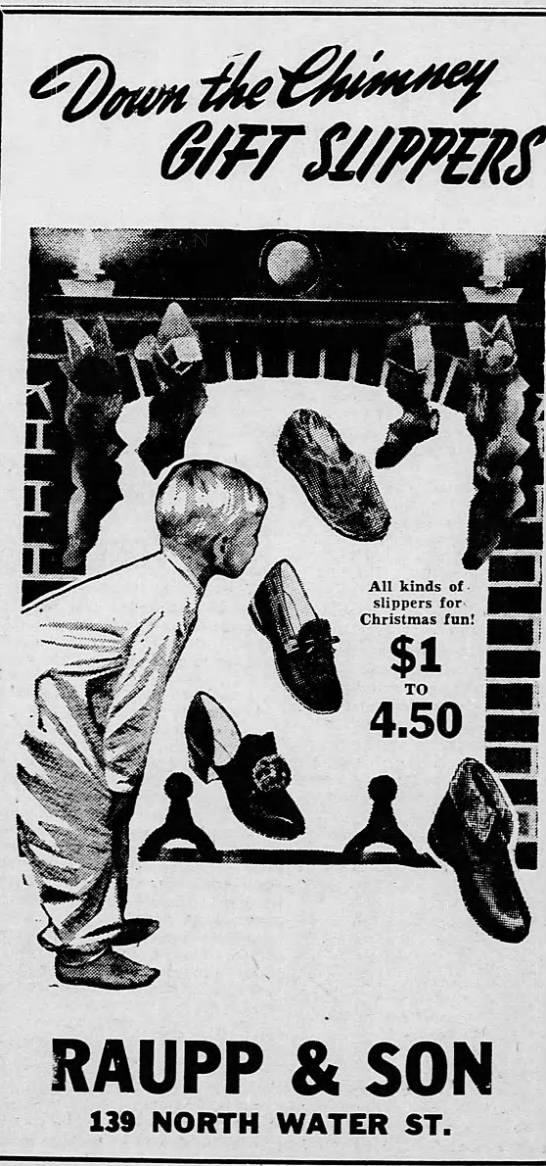 Down the Chimney: Gift slippers